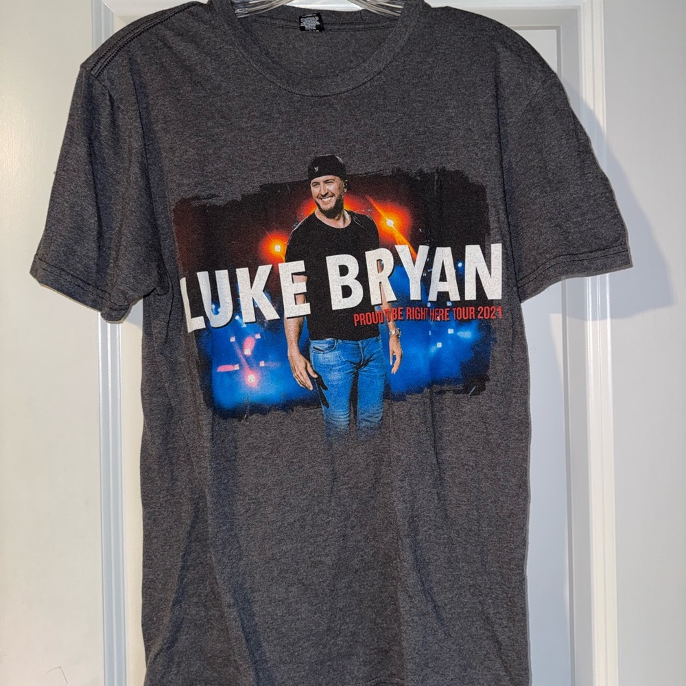 Luke Bryan Official Tour Merch - Charcoal